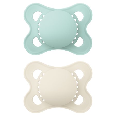 MAM Original Matte Pacifier, 0-6 Months, Unisex, 2 Pack