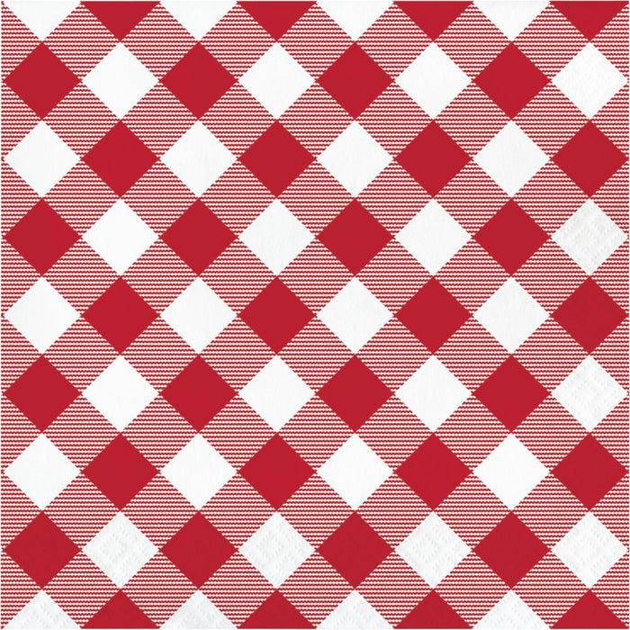 Party Decorations Classic Gingham Luncheon Napkin (16/Pkg)