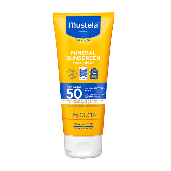 Mustela  SPF 50 Mineral Sunscreen Lotion 100ml