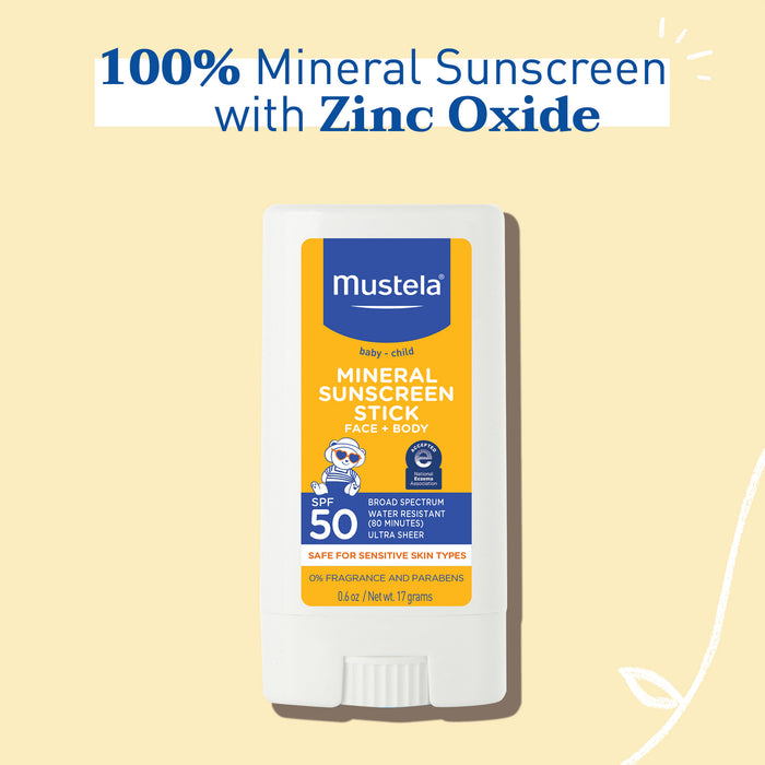 Mustela  SPF 50 Mineral Sunscreen Stick