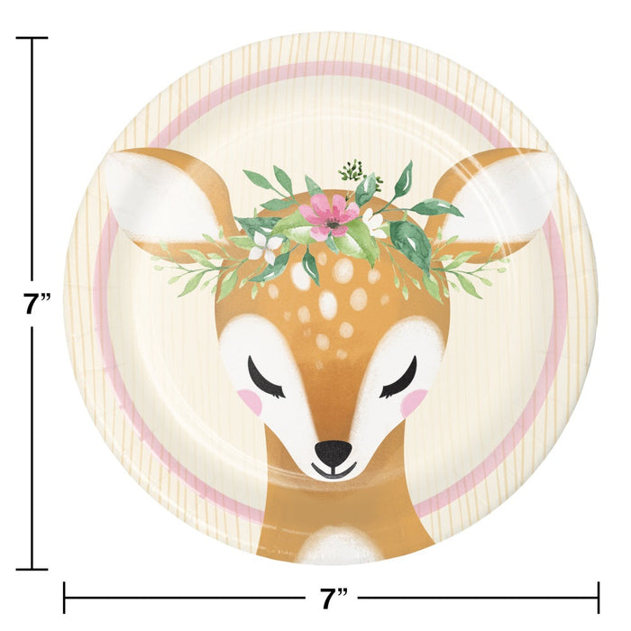 Party Decorations Deer Little One 53 Piece Birthday Party Kit for 8