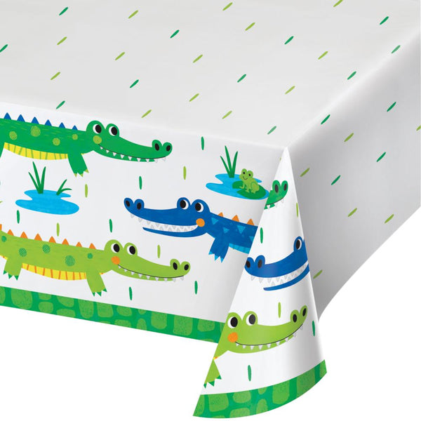 Party Decorations Alligator Party Paper Tablecover All Over Print, 54