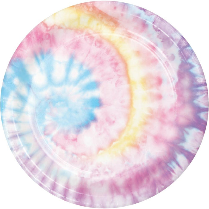 Party Decorations Tie Dye Party Dinner Plate (8/Pkg)