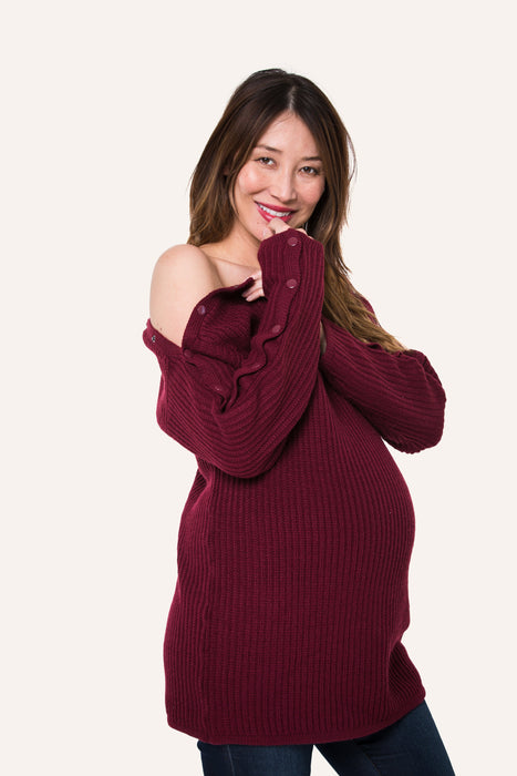 NOM Maternity Odette Maternity + Nursing Sweater