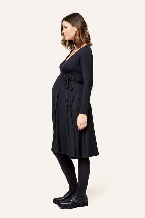 NOM Maternity Tessa Maternity + Nursing Wrap Dress