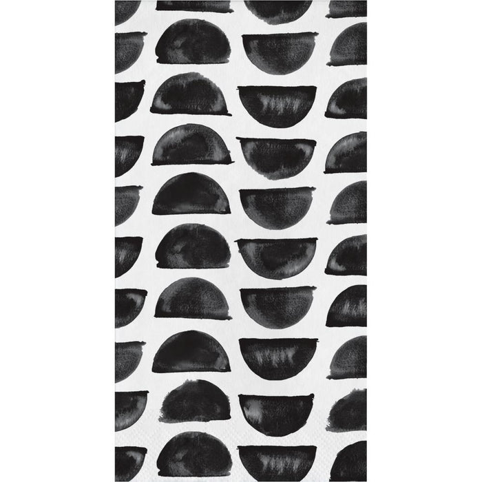 Party Decorations Artistic Abstract Guest Towel, 3 Ply (16/Pkg)