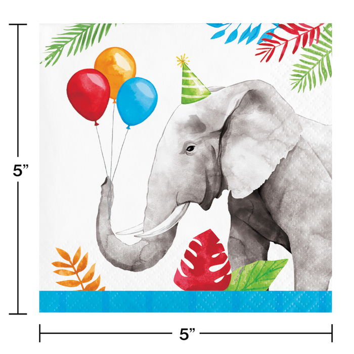 Party Decorations Party Animals Beverage Napkin 16ct