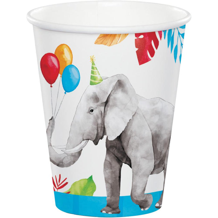 Party Decorations Party Animals Hot/Cold Cup 9oz., Assorted Designs 8ct