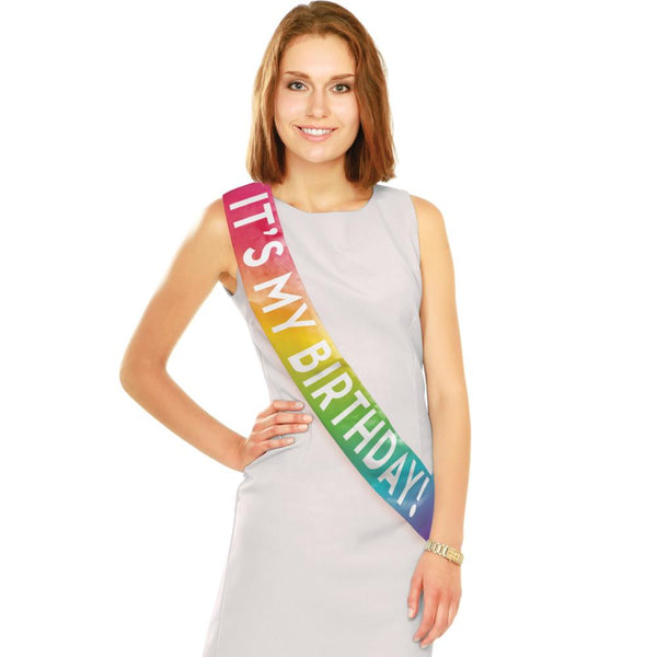 Party Decorations Birthday Sash, It's My Birthday 1ct