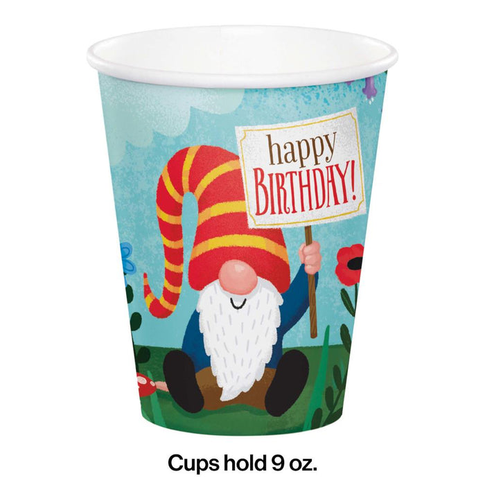 Party Decorations Party Gnomes Hot/Cold Cup 9oz. 8ct