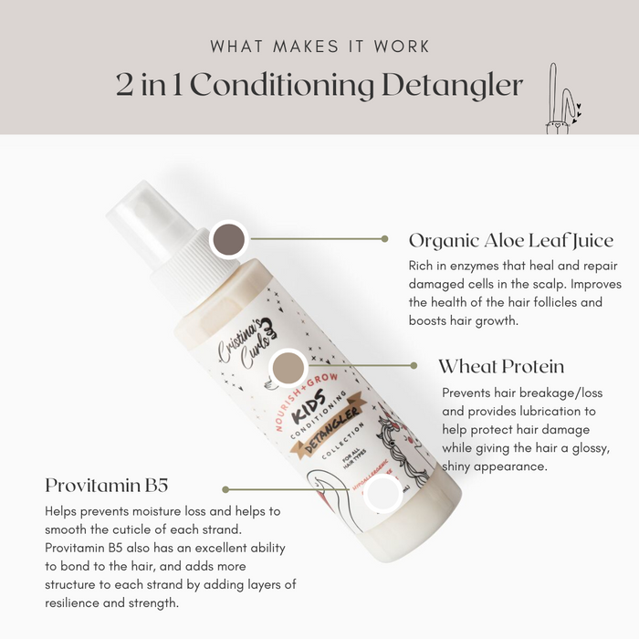 Cristina's Curls 2 in 1 Conditioning Detangler