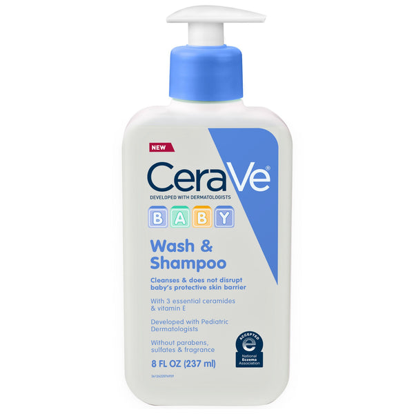 CeraVe Baby Wash & Shampoo - 8 Ounce