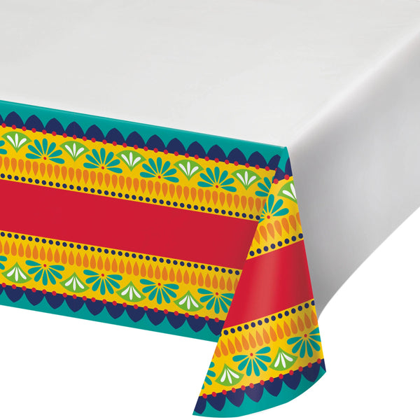 Party Decorations Fiesta Pottery Paper Tablecover Border Print, 54