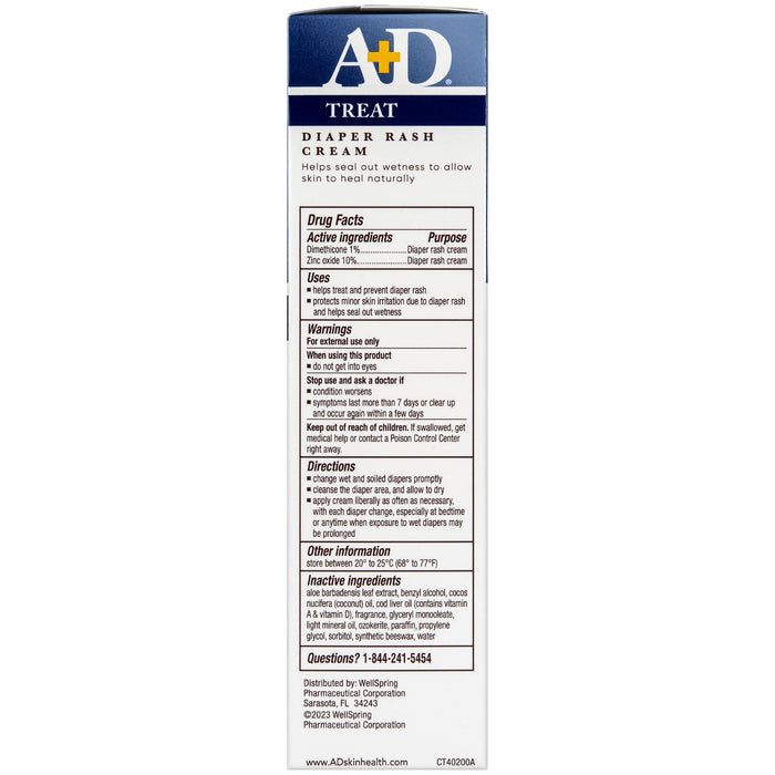 A + D Zinc Ointment 4 Oz