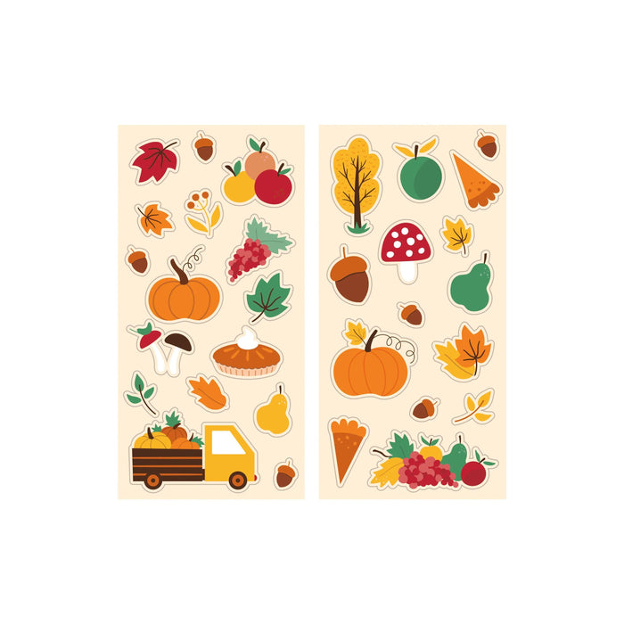 Party Decorations Fall Stickers (8/Pkg)