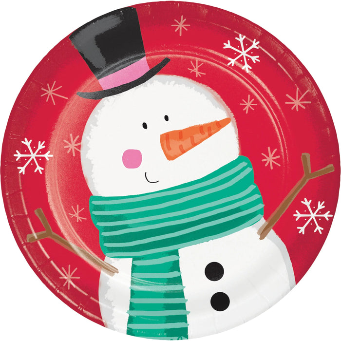 Party Decorations Jolly Characters 7 Inch Paper Dessert Plate (8/Pkg)