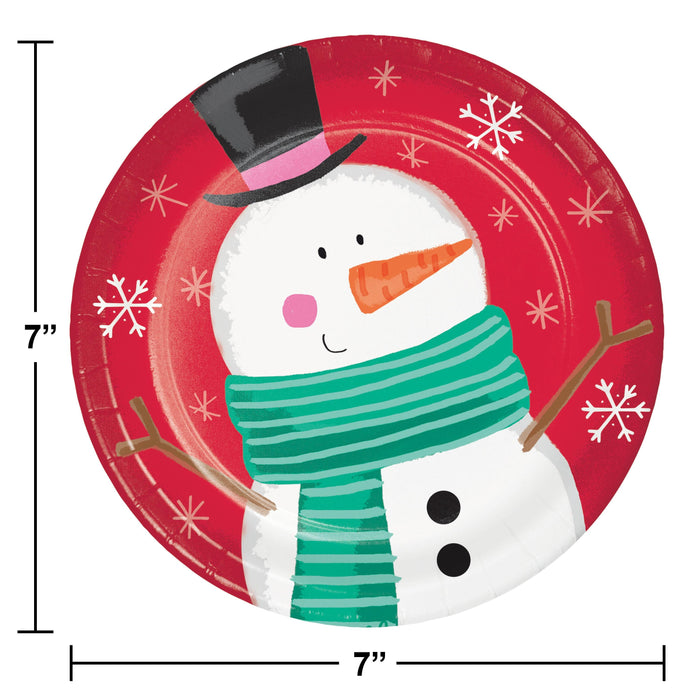 Party Decorations Jolly Characters 7 Inch Paper Dessert Plate (8/Pkg)