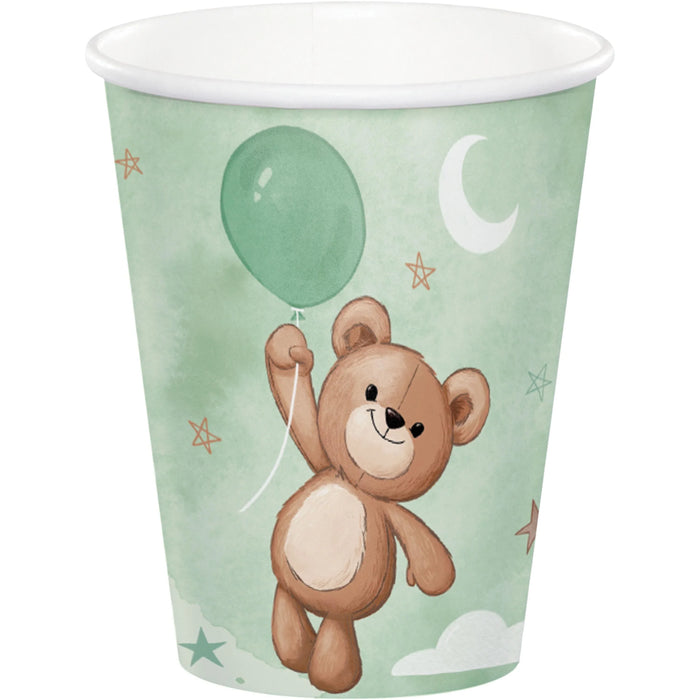 Party Decorations Teddy Bear Hot/Cold Cup 9oz. (8/Pkg)