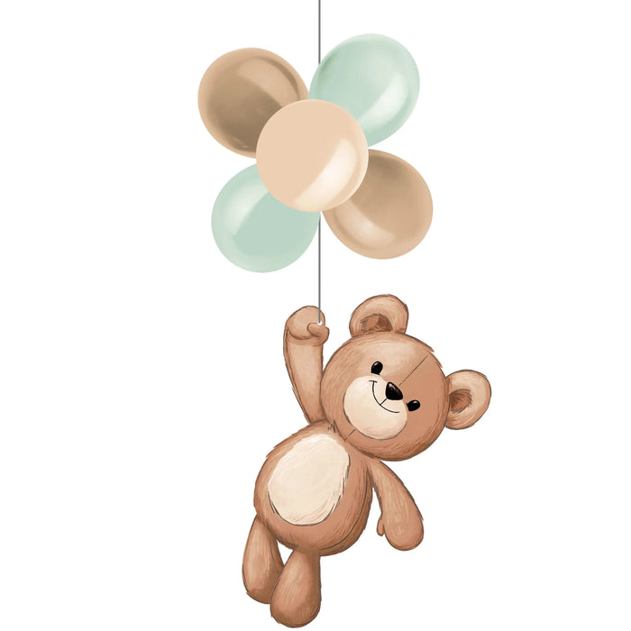 Party Decorations Teddy Bear Hanging Decor w/ Latex (1/Pkg)