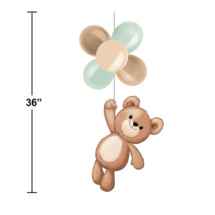 Party Decorations Teddy Bear Hanging Decor w/ Latex (1/Pkg)