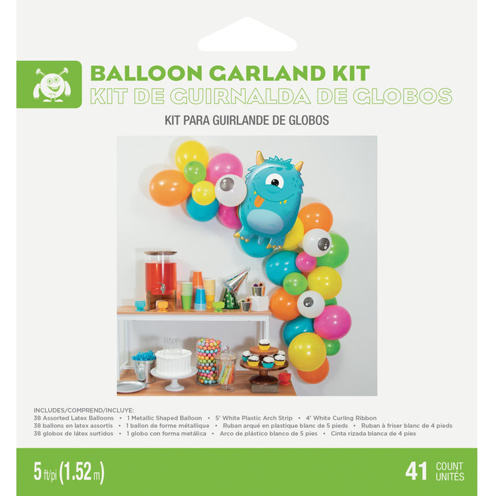 Party Decorations Monsters Balloon Garland Kit