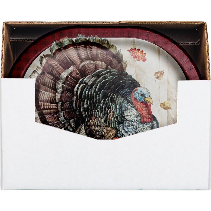 Party Decorations Timeless Turkey Oval Platter (8 per Pkg)