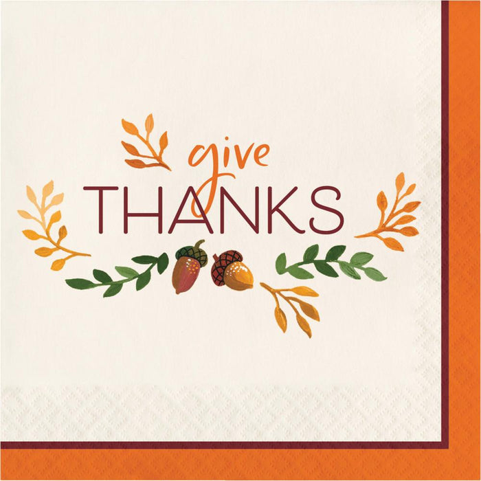 Party Decorations Fall Festivities Luncheon Napkin (16 per Pkg)