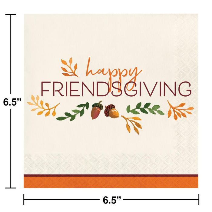 Party Decorations Fall Festivities Luncheon Napkin (16 per Pkg)