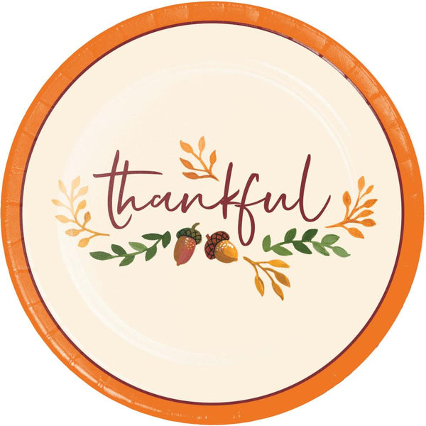 Party Decorations Fall Festivities Luncheon Plate (8 per Pkg)