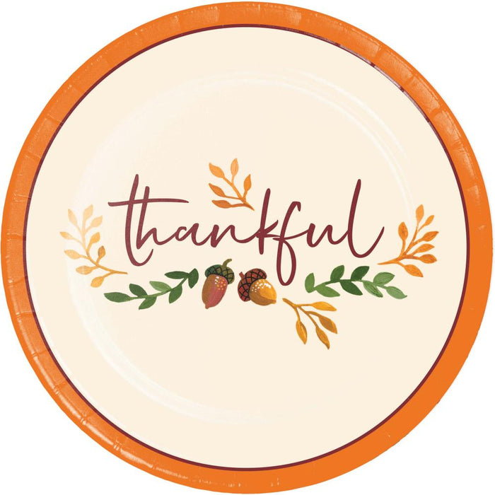 Party Decorations Fall Festivities Luncheon Plate (8 per Pkg)