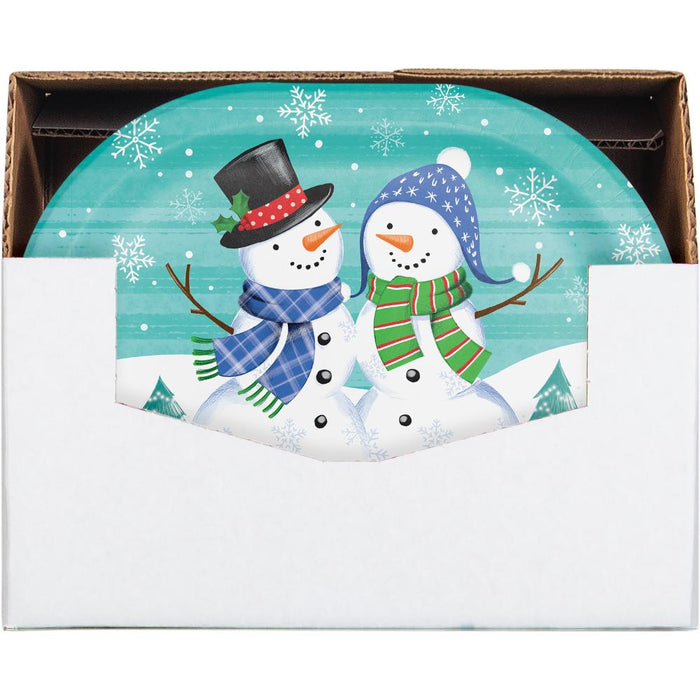 Party Decorations Snow Friends and Flakes Oval Platter (8 per Pkg)