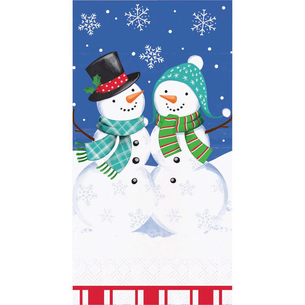 Party Decorations Snow Friends and Flakes Guest Towel (16 per Pkg)