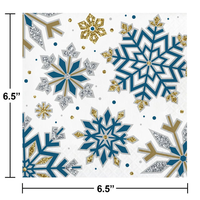 Party Decorations Whimsical Winter Luncheon Napkin (16 per Pkg)