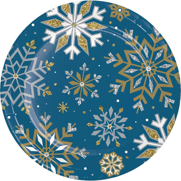 Party Decorations Whimsical Winter Dinner Plate (8 per Pkg)