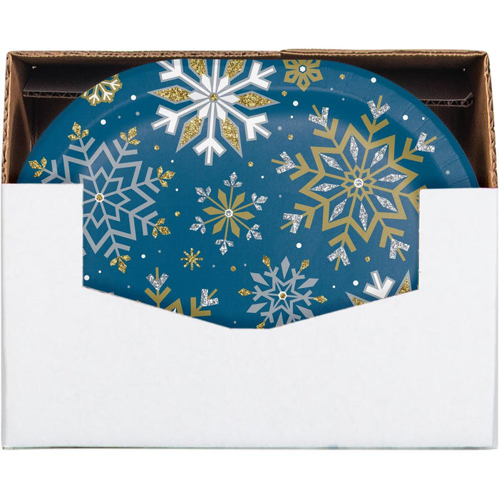 Party Decorations Whimsical Winter Oval Platter (8 per Pkg)