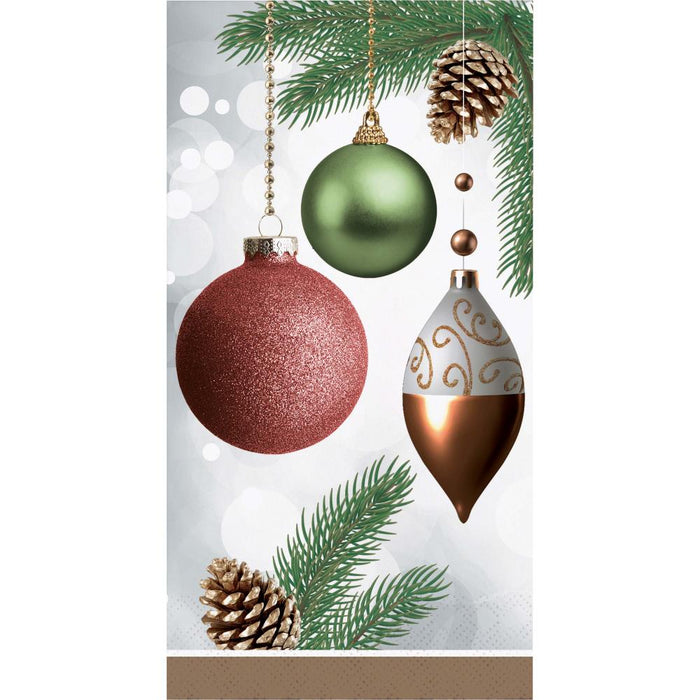 Party Decorations Dazzling Ornaments Guest Towel (16 per Pkg)