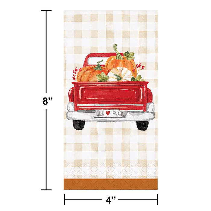 Party Decorations Hello Harvest Guest Towel (16 per Pkg)