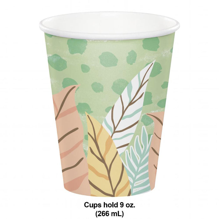 Party Decorations Safari Baby Hot/Cold Cup 9oz. (8 per Pkg)