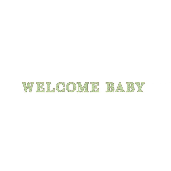 Party Decorations Safari Baby Banner, 2 Pack (2 per Pkg)