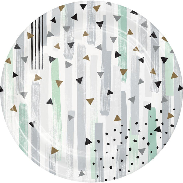 Party Decorations Minted Milestone Luncheon Plate (8 per Pkg)