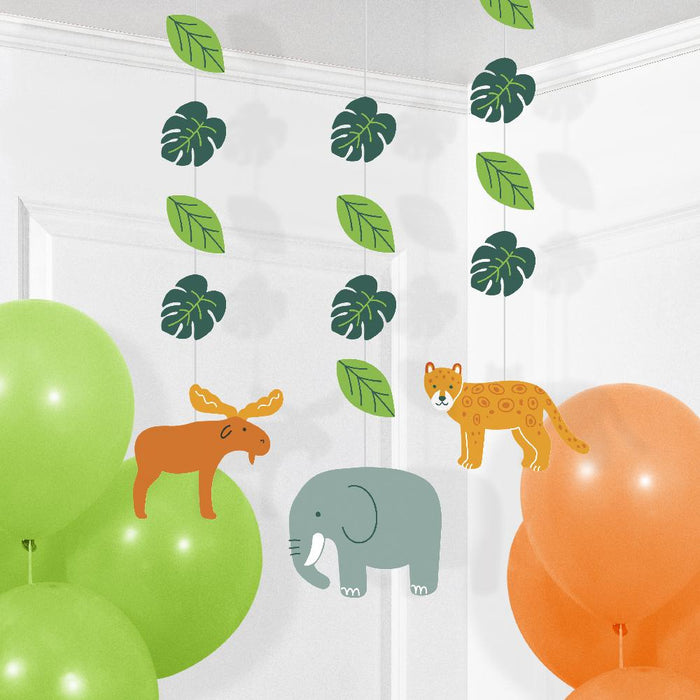 Party Decorations World Adventure Hanging Cutouts (3 per Pkg)