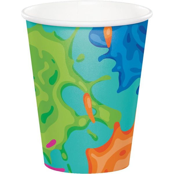 Party Decorations Splatter Hot/Cold Cup 9oz. (8 per Pkg)