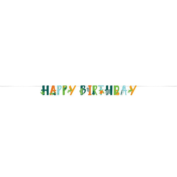 Party Decorations World Adventure Letter Banner (1 per Pkg)