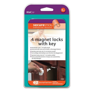 KidCo Magnet Lock and Key 4 Pack