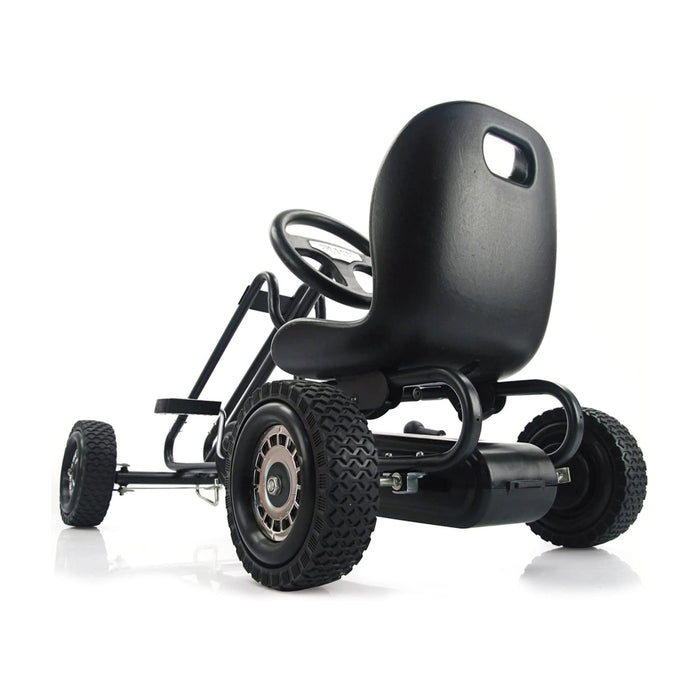 Hauck Lightning Ergonomic Pedal Ride On Go Kart Toy for Boys and Girls, Black