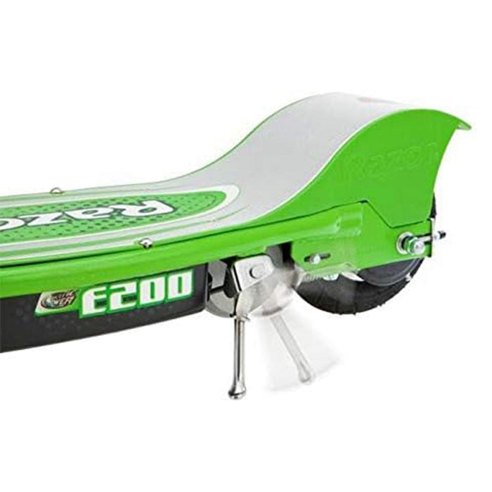 Razor E200S Seated Electric Scooter Up To 12mph with Twist Grip Throttle, Green