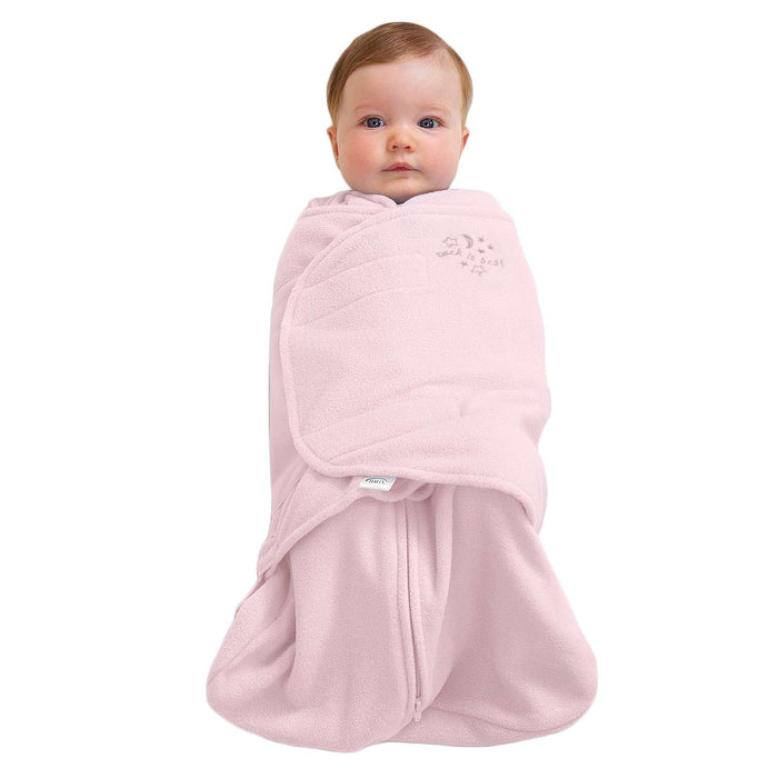 Halo Sleepsack Swaddle, Micro-Fleece, Soft Pink