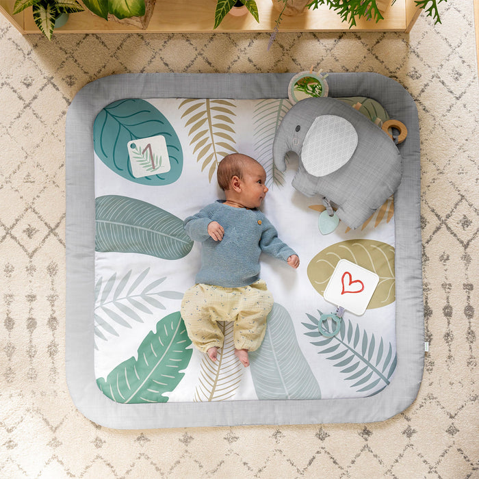 Ingenuity Sprout Spot Baby Milestone Tummy Time Activity Mat and Play Gym Unisex