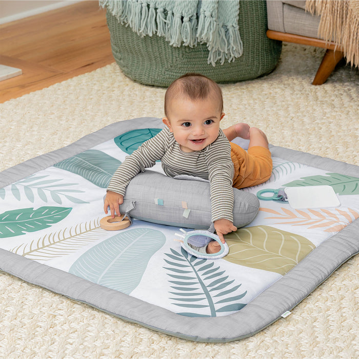 Ingenuity Sprout Spot Baby Milestone Tummy Time Activity Mat and Play Gym Unisex