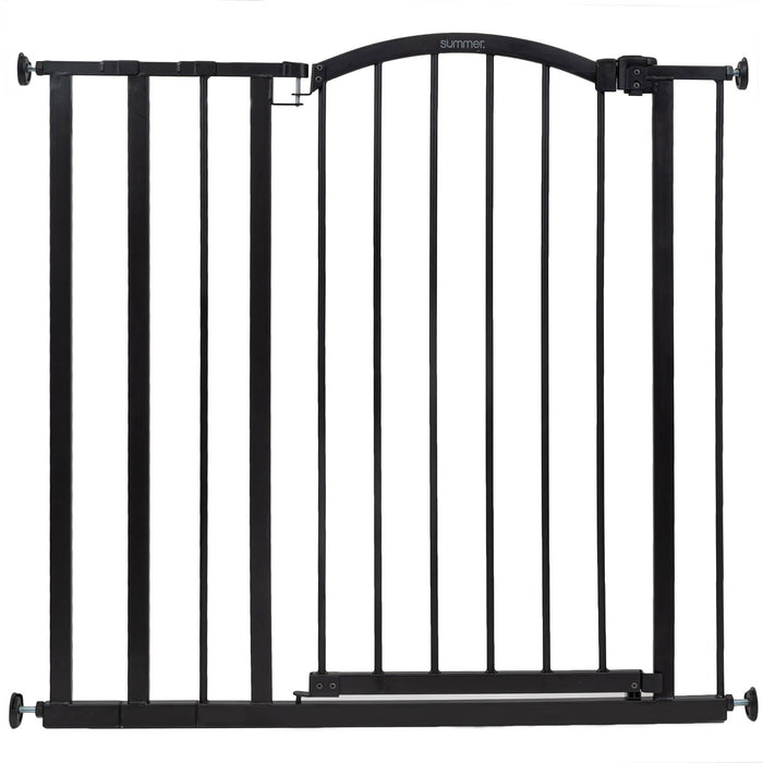 Summer Infant 36 Inch Extra Tall Summer Decorative Pet and Baby Gate, Black